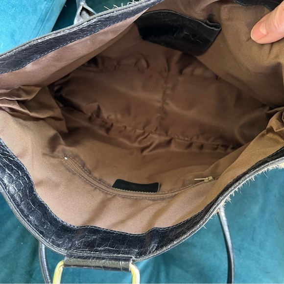 Maurizio Taiuti Leopard Calf Hair Leather Tote - Picture 6 of 11